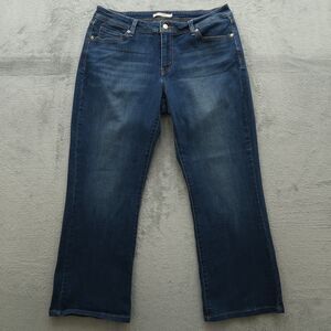 Levi's 529 Jeans Women's Size 16M Blue Mid-Rise Curvy Bootcut Denim 29" Inseam